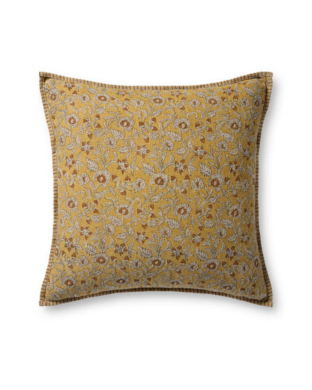 PLL0164 Gold/Multi 22" Pillow