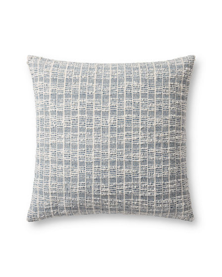 Killian PMH0065 Blue/White 22" Pillow