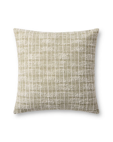 Killian PMH0065 Green/White 22" Pillow