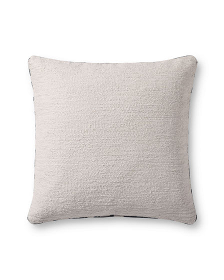 Elara PMH0070 White/Blue 22" Pillow