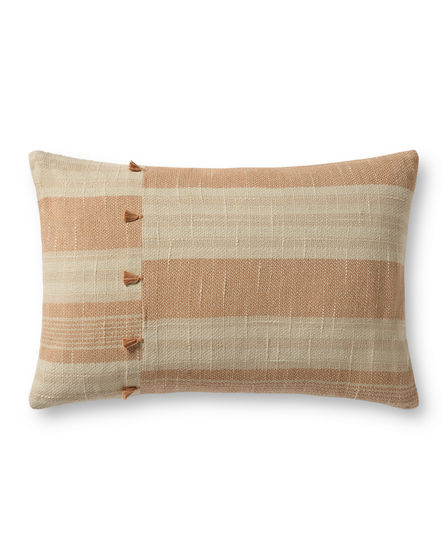Evangeline Rust/Multi 13"x21" Lumbar Pillow