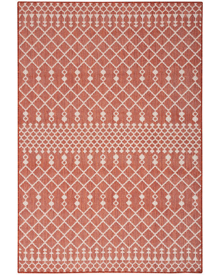 Positano POS02 Terracotta Area Rug