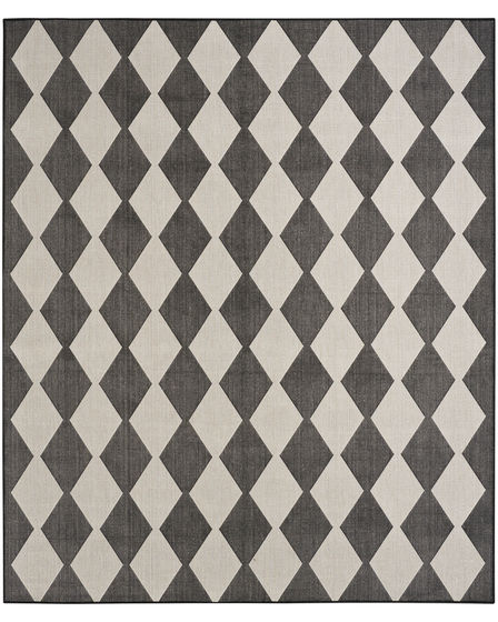Positano POS04 Black Area Rug