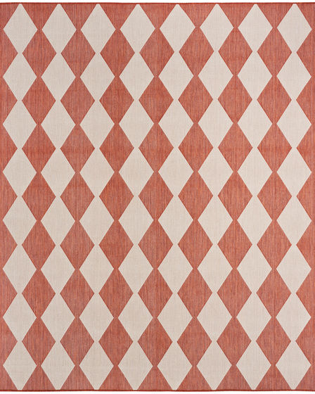 Positano POS04 Terracotta Area Rug