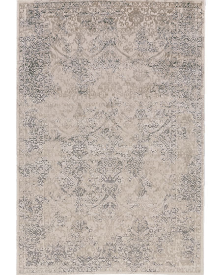 Prasad 3682F Ivory/Gray/Black Area Rug