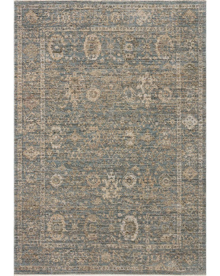Priscilla PRL-03 Blue/Sand 10'0"x10'0" Square Rug