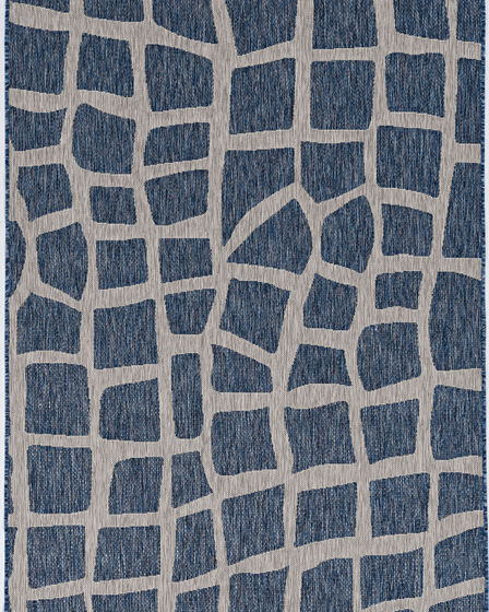Provo 5763 Blue/Grey Bedrock Area Rug