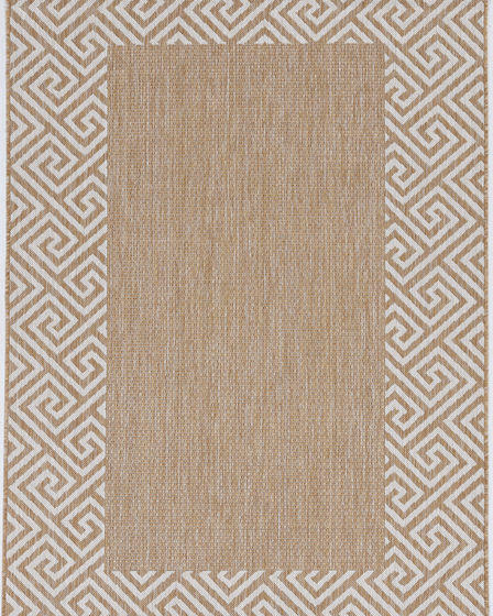 Provo 5766 Natural Greek Key Area Rug