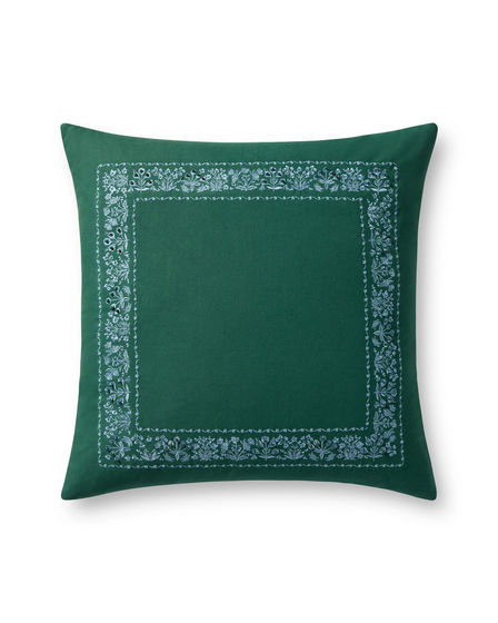 Estee Border PRP0062 Green 22" Pillow