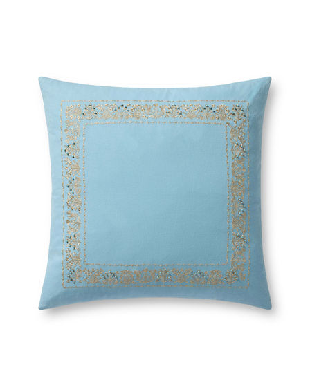 Estee Border PRP0062 Lt. Blue 22" Pillow