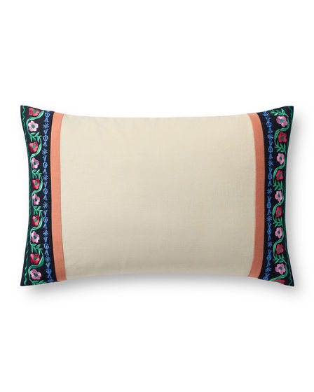 Delphine Stripe Cream/Multi 13"x21" Pillow