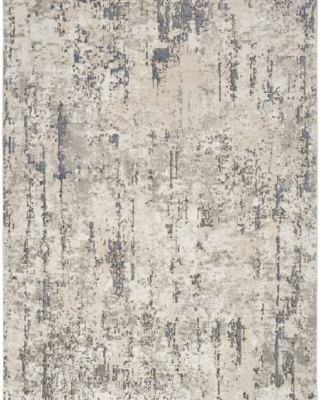 Quarry QUA01 Ivory Blue Grey Area Rug
