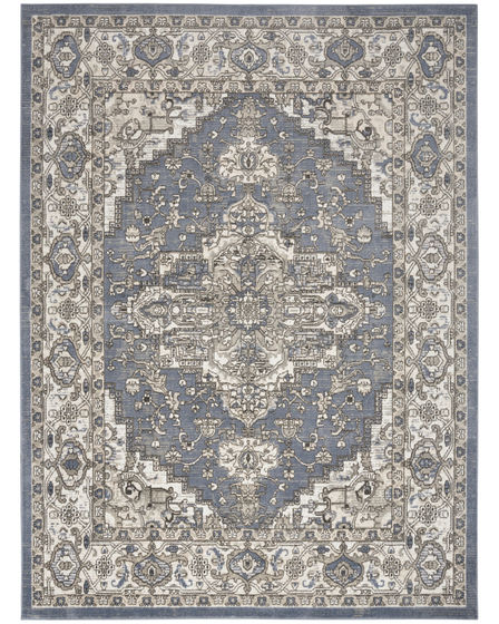 Quarry QUA05 Blue Area Rug