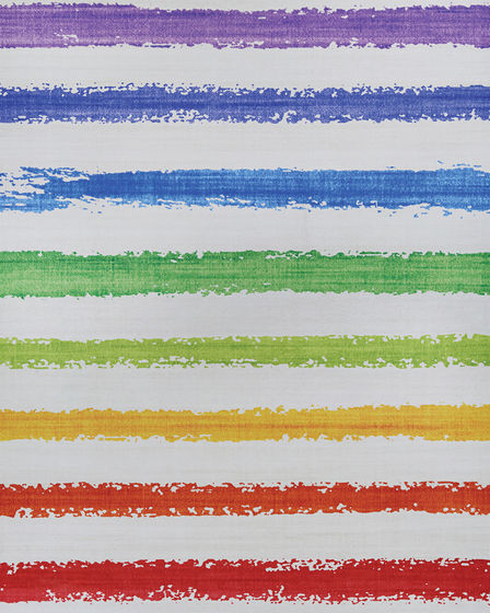 Rainbow Flavors Spearmint/Multi Rug