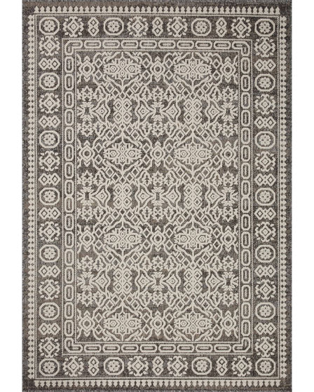 Rainier RAI-02 Pebble/Ivory 3'11"x5'11" Area Rug