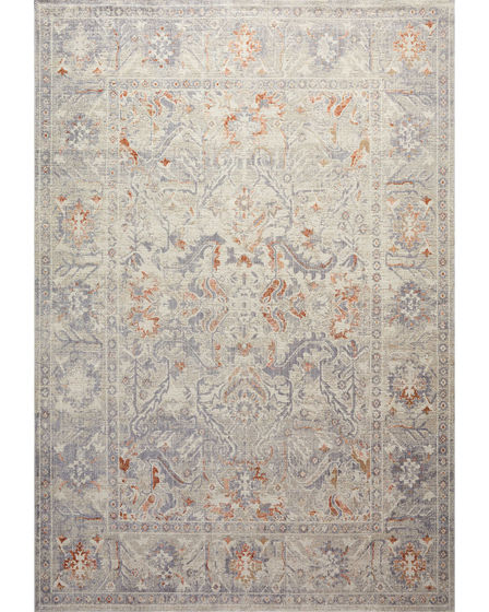 Rosemarie ROE-05 Oatmeal/Lavender Rug