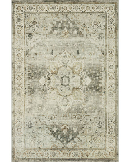 Rosette ROS-09 Sage/Beige Area Rug