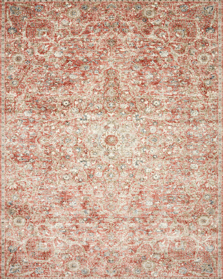 Saban SAB-02 Rust/Beige Area Rug