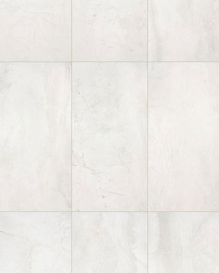 S.A.L.T. White Porcelain Marble Tile