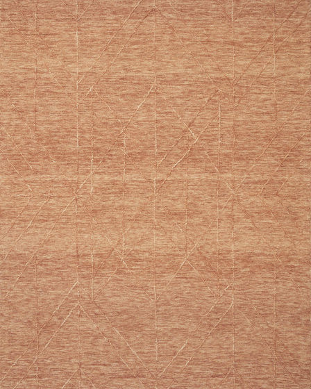 Sarah SAR-04 Terracotta Area Rug