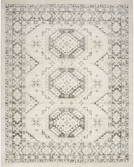 Serenity Home SRH01 Ivory Grey Area Rug