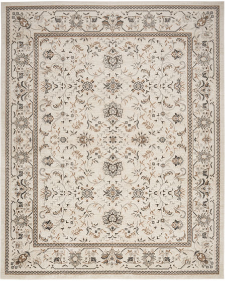 Serenity Home SRH02 Ivory Mocha Area Rug