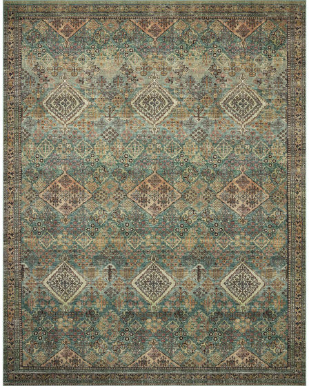 Sinclair SIN-03 Turquoise/Multi Area Rug