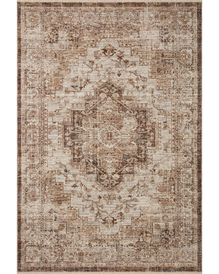 Sorrento SOR-03 Mocha/Multi Area Rug