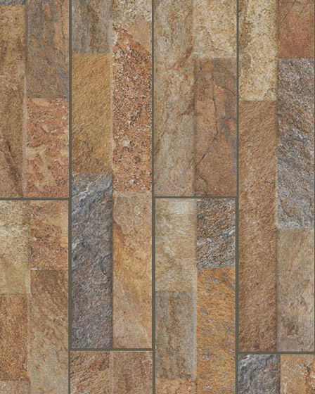 Stacked Slate Adobe Porcelain Tile