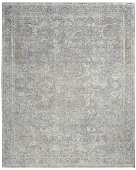 Starry Nights STN03 Silver/Cream Area Rug