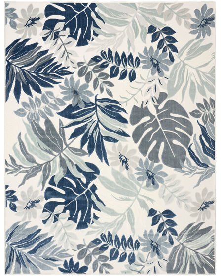 Suncoast SNC02 Blue 4'x6' Area Rug