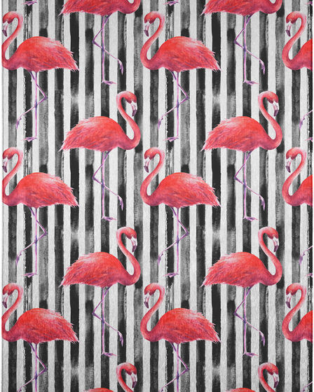 Tropics TC9 Black Area Rug