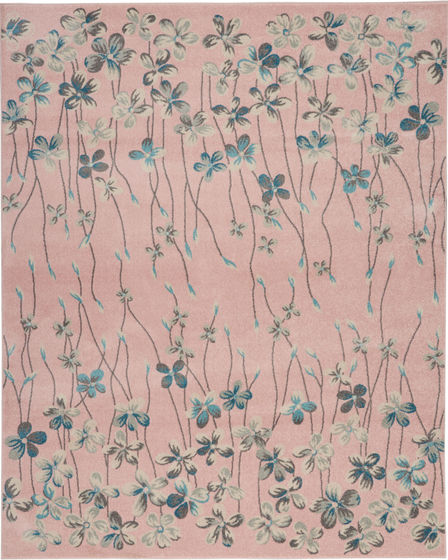 Tranquil TRA04 Pink Area Rug