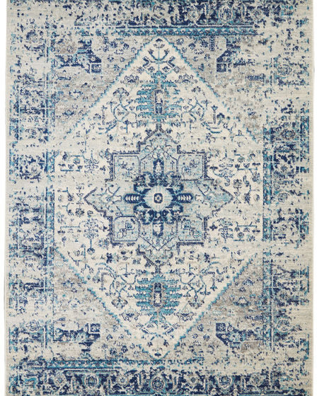 Tranquil TRA06 Ivory/Light Blue Area Rug