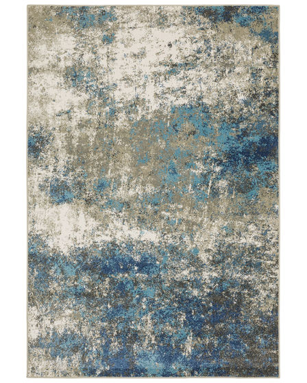 Venice 4332u Blue/Beige Area Rug