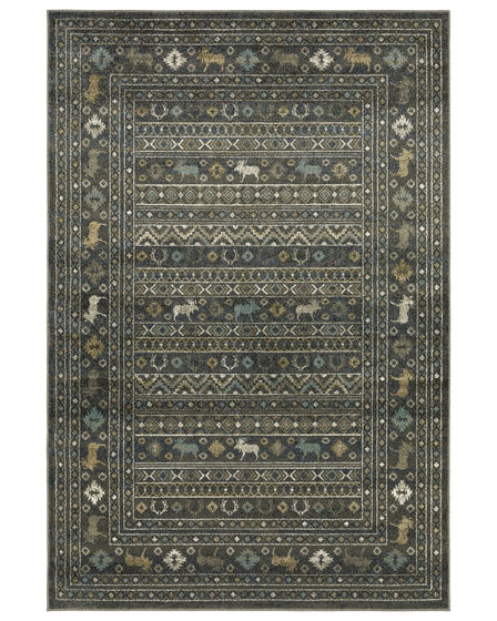 Venice 95e Blue/Gold Area Rug