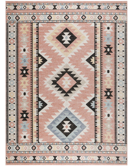 Washable Decor WSD04 Ivory Multicolor Area Rug