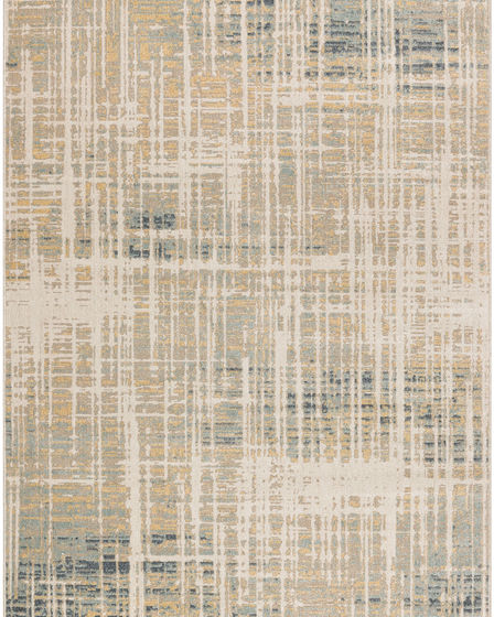 Washable Decor WSD07 Beige Blue Area Rug