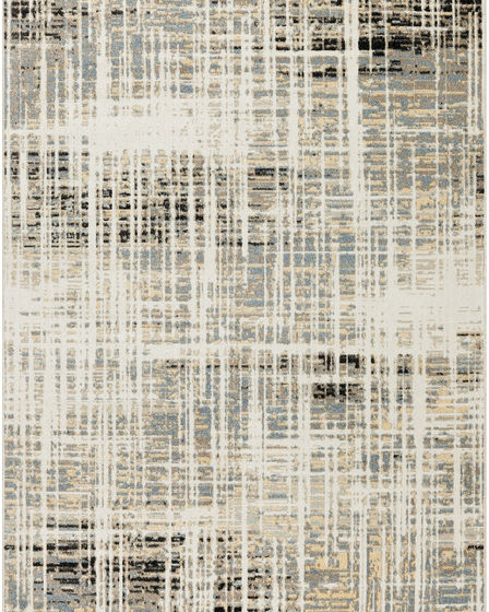 Washable Decor WSD07 Ivory Blue Area Rug