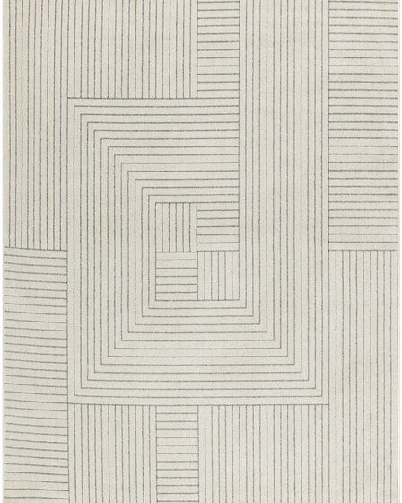 Washable Decor WSD11 Cream Blue Area Rug