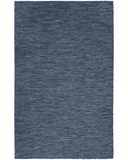 Washable Solutions WSL01 Navy Blue Rug