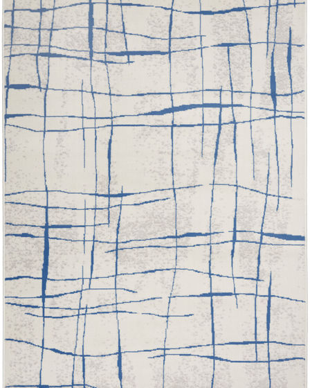 Whimsicle WHS09 Ivory Blue Area Rug