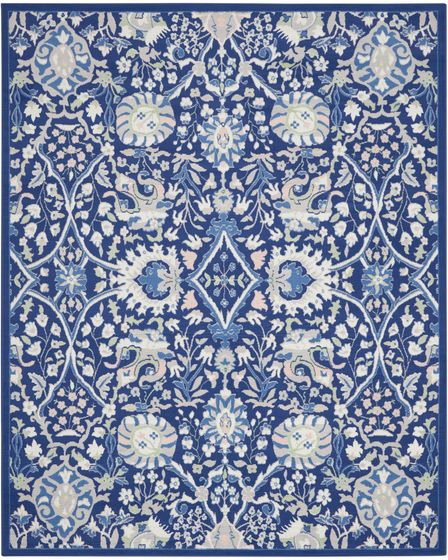 Whimsicle WHS10 Navy Multicolor Area Rug