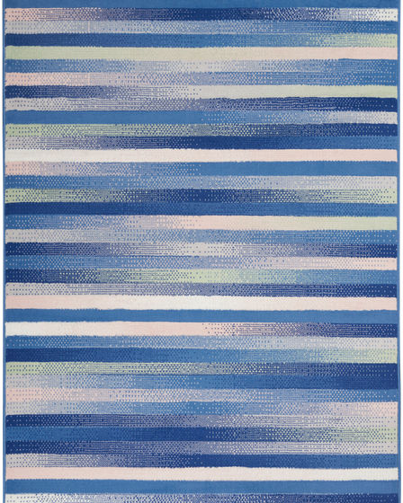 Whimsicle WHS12 Blue Multicolor Area Rug