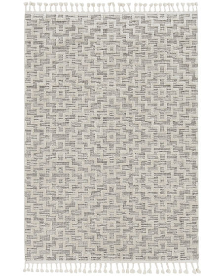 Willow 1104 Ivory Grey Geo Area Rug