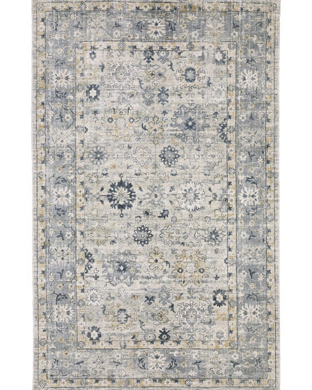 Windham WIN01 Ivory/Blue Area Rug