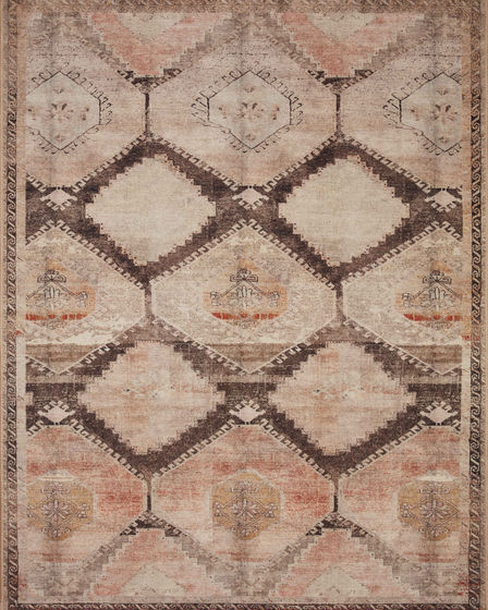 Wynter WYN-08 Graphite/Blush Area Rug