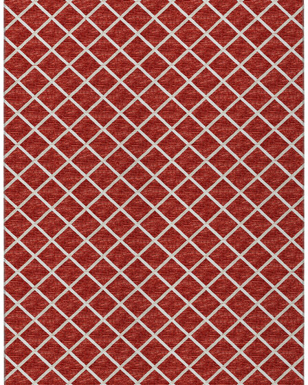 York YO1 Red Area Rug