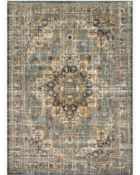 James JAE-04 Sky/Multi Area Rug