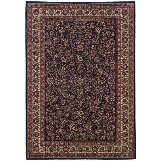 Ariana 113b Blue/Red Area Rug